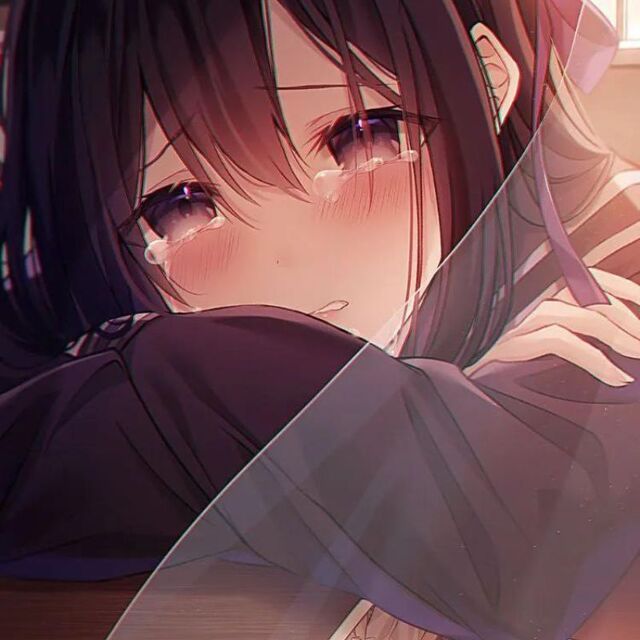 Hình ảnh anime buồn cô đơn nữ