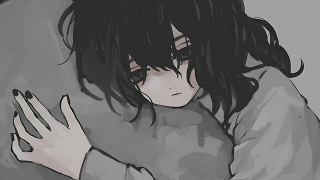 Hình ảnh anime buồn u tối