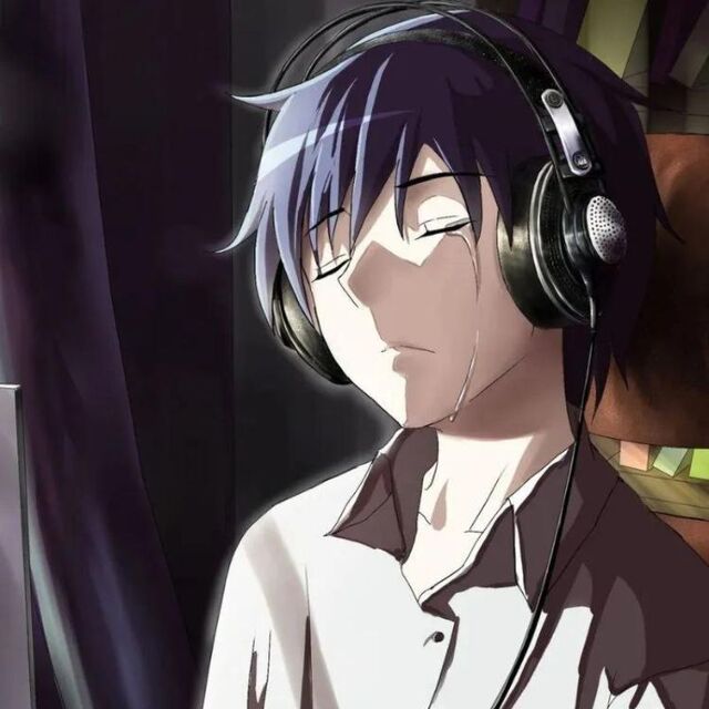 Hình ảnh anime nam buồn