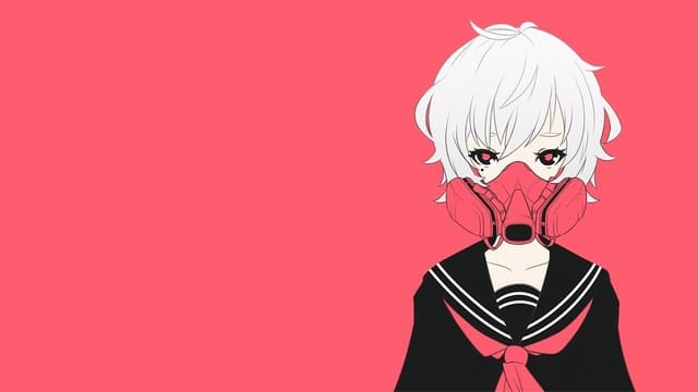 Hình ảnh nữ che mặt anime
