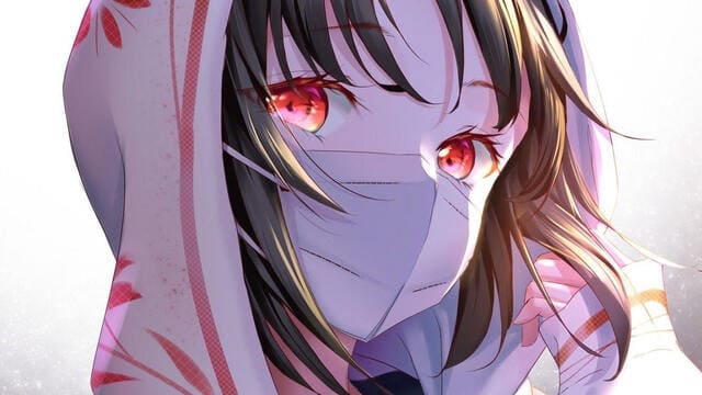 Hình ảnh nữ che mặt anime