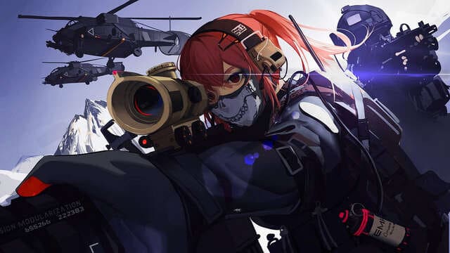 Hình ảnh nữ che mặt anime