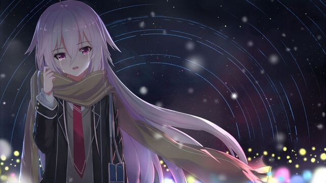 Hình ảnh anime buồn cô đơn nữ