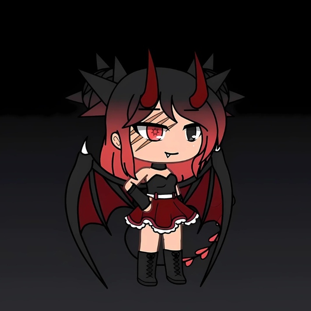 Hình ảnh ác quỷ anime chibi cute