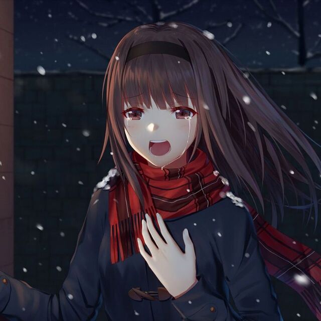 Hình ảnh anime buồn cô đơn nữ