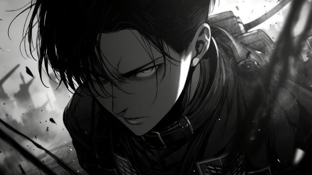 Ảnh anime ngầu nam tông màu tối