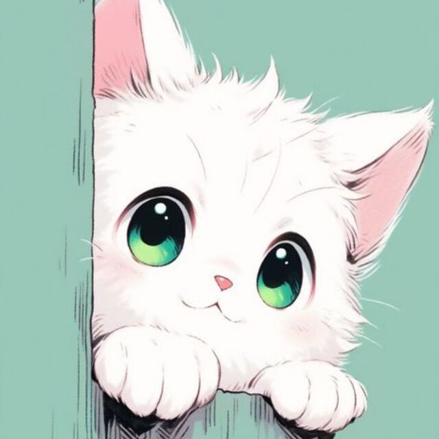 Hình avatar cute mèo