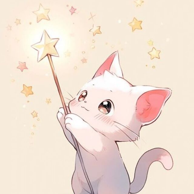 Hình avatar cute mèo