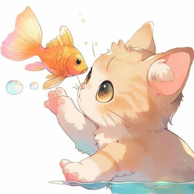 Hình avatar cute mèo