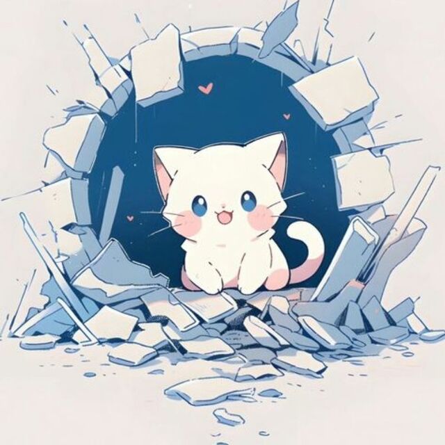Hình avatar cute mèo
