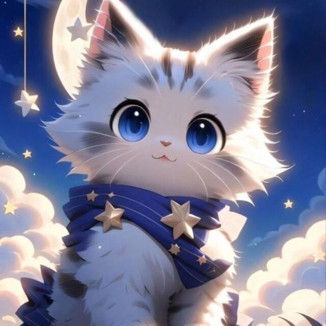 Hình avatar cute mèo