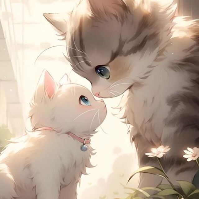 Hình avatar cute mèo