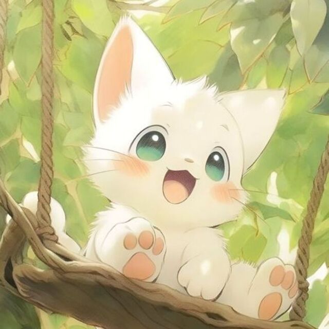 Hình avatar cute mèo