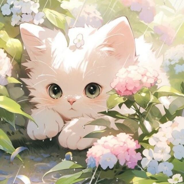 Hình avatar cute mèo