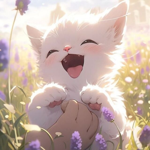 Hình avatar cute mèo