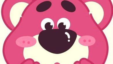 Hình gấu dâu Lotso cute cho điện thoại