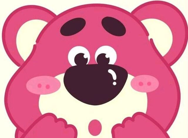 Hình gấu dâu Lotso cute cho điện thoại