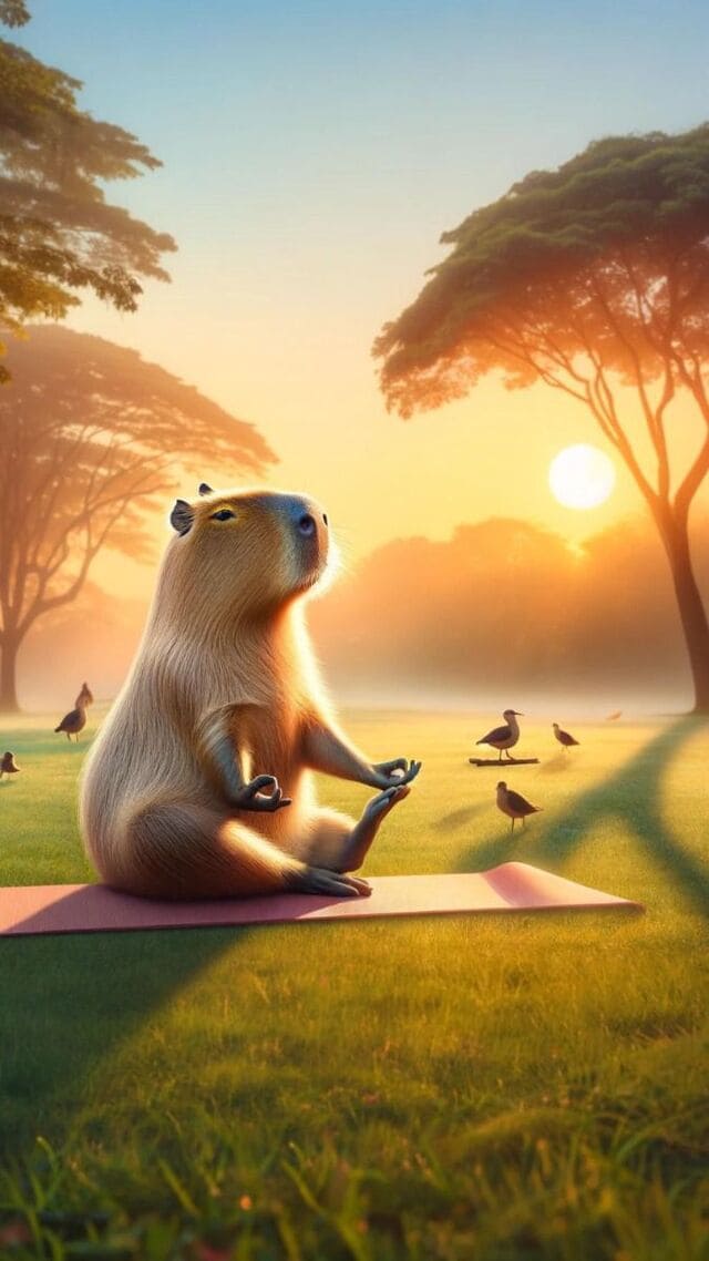 hình nền Capybara cho điện thoại