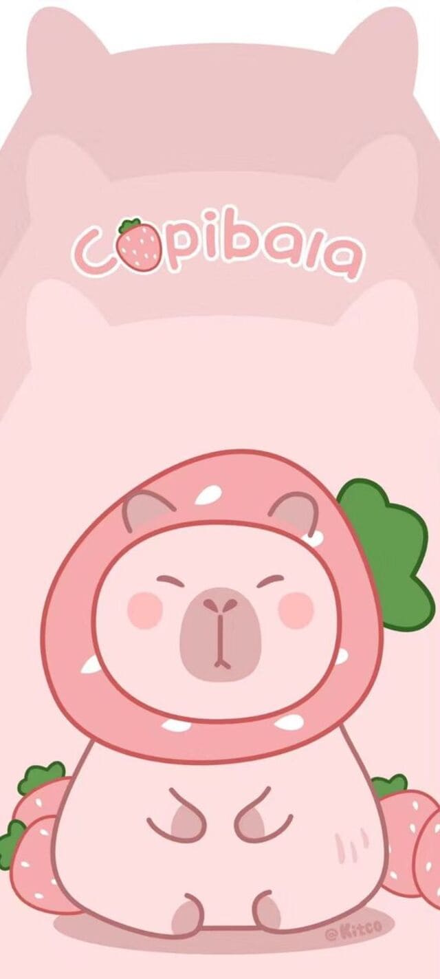 hình nền Capybara cho điện thoại