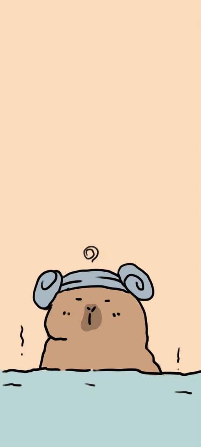 hình nền Capybara cho điện thoại