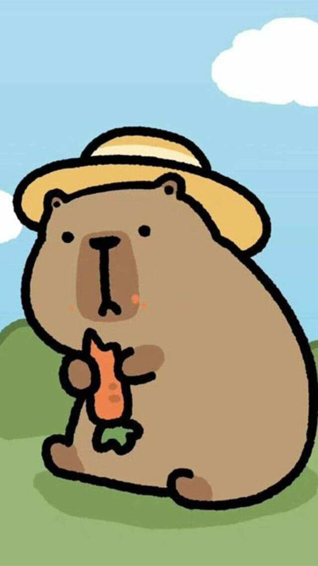 hình nền Capybara cho điện thoại