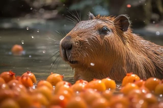 hình nền Capybara cho máy tính