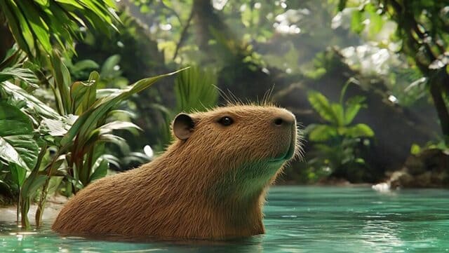 hình nền Capybara cho máy tính