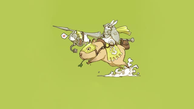 hình nền Capybara cho máy tính