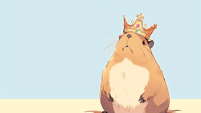 hình nền Capybara cho máy tính