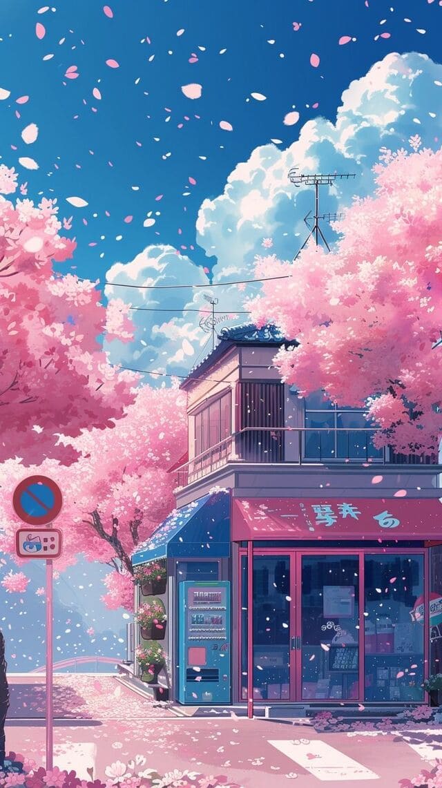 hình nền điện thoại anime Nhật Bản