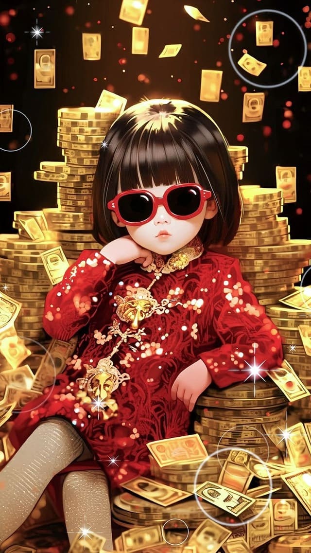 hình nền may mắn, hút tài lộc