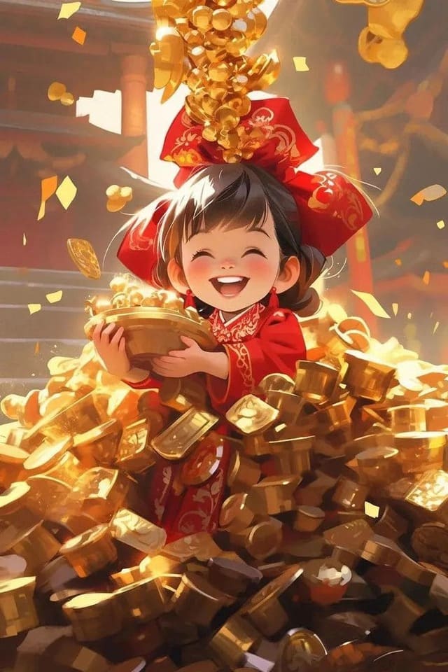 hình nền may mắn, hút tài lộc