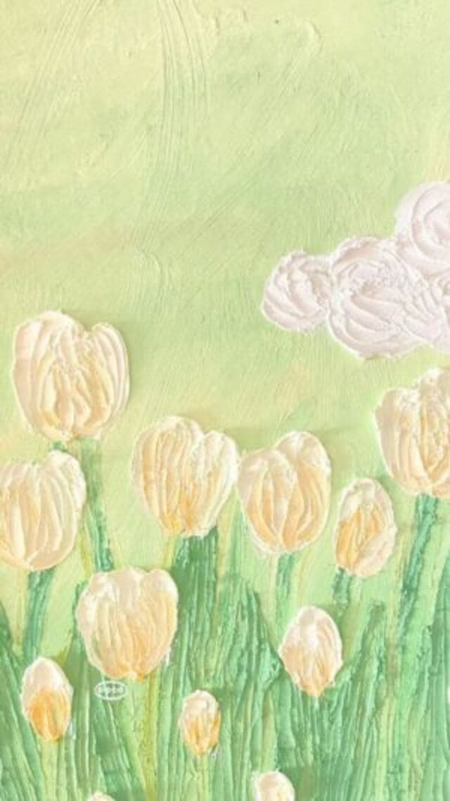 hình nền hoa tulip cute