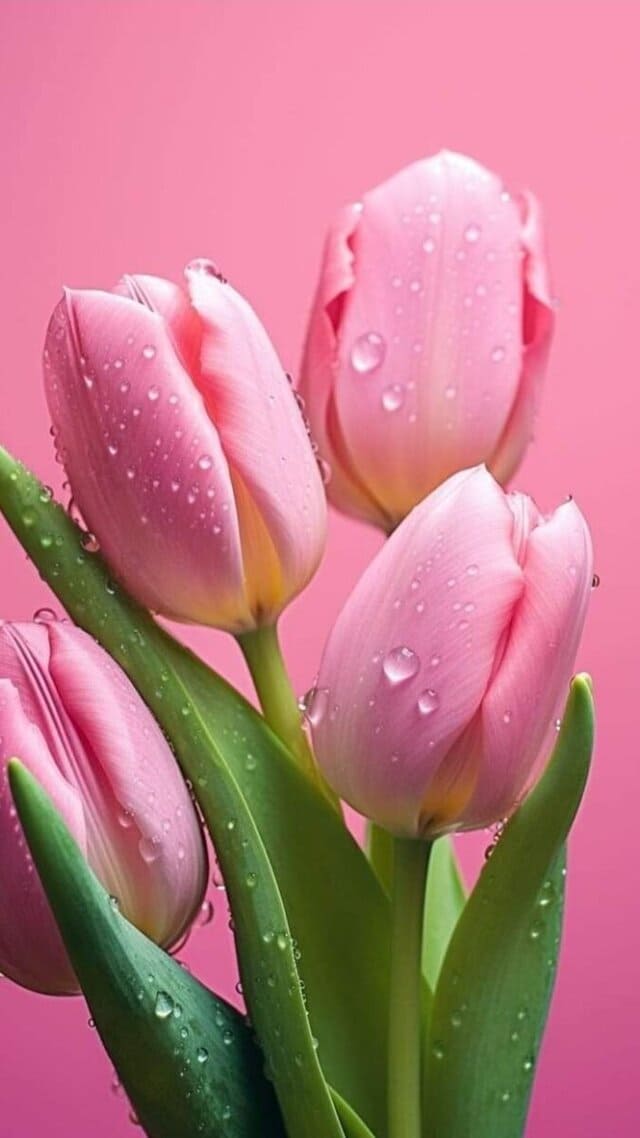 hình nền hoa tulip hồng