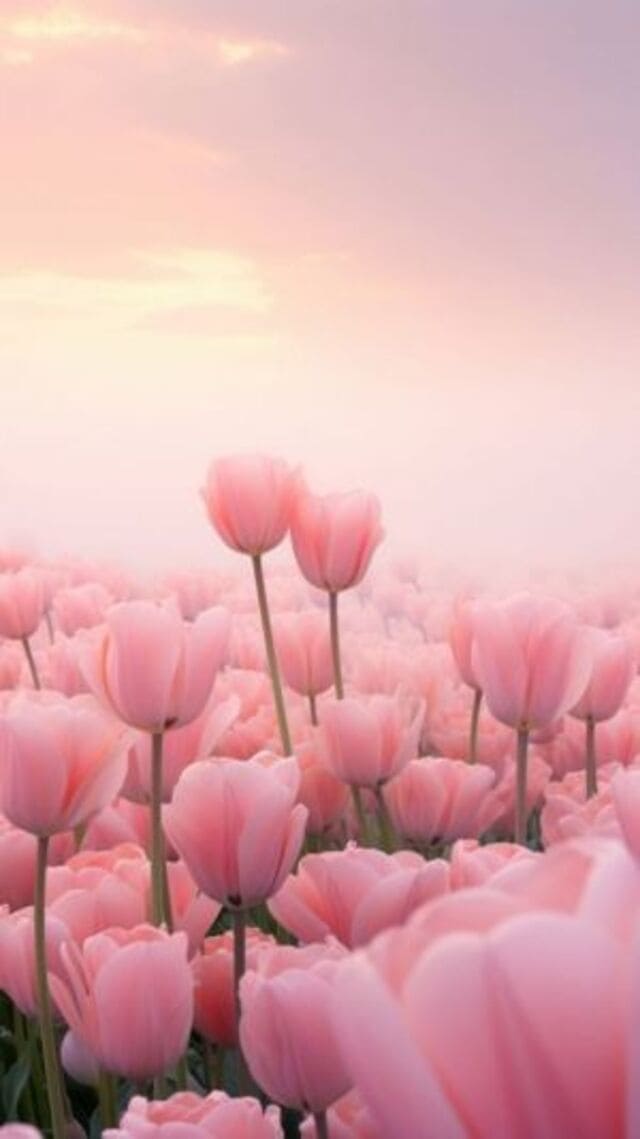 hình nền hoa tulip hồng