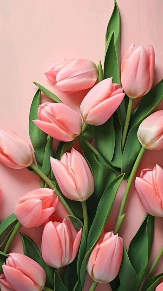 hình nền hoa tulip hồng
