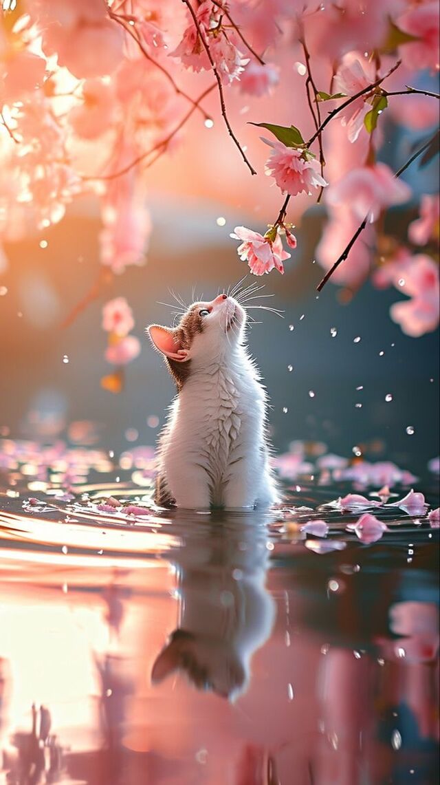 hình nền mèo cute cho điện thoại